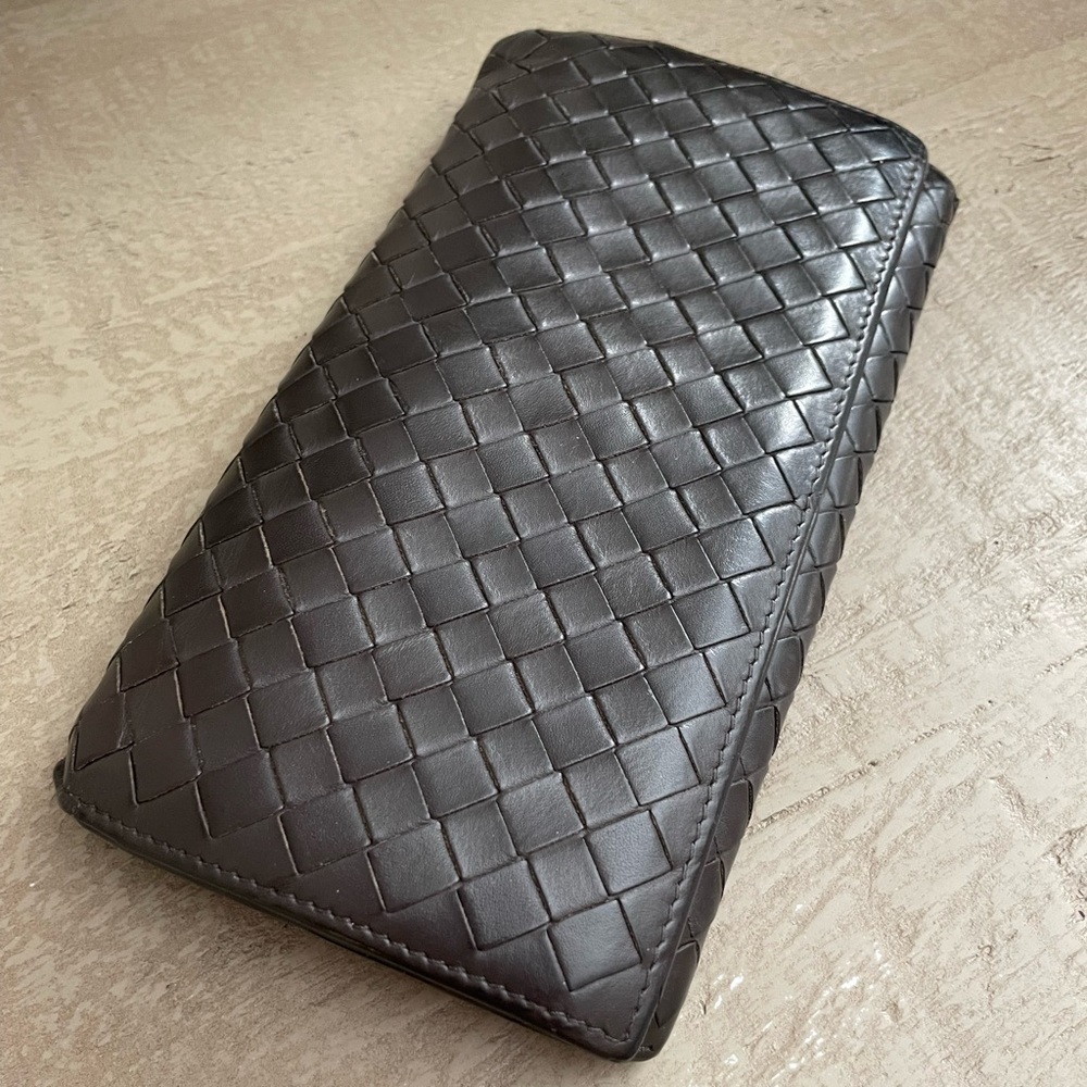 BOTTEGA VENETA long leather wallet